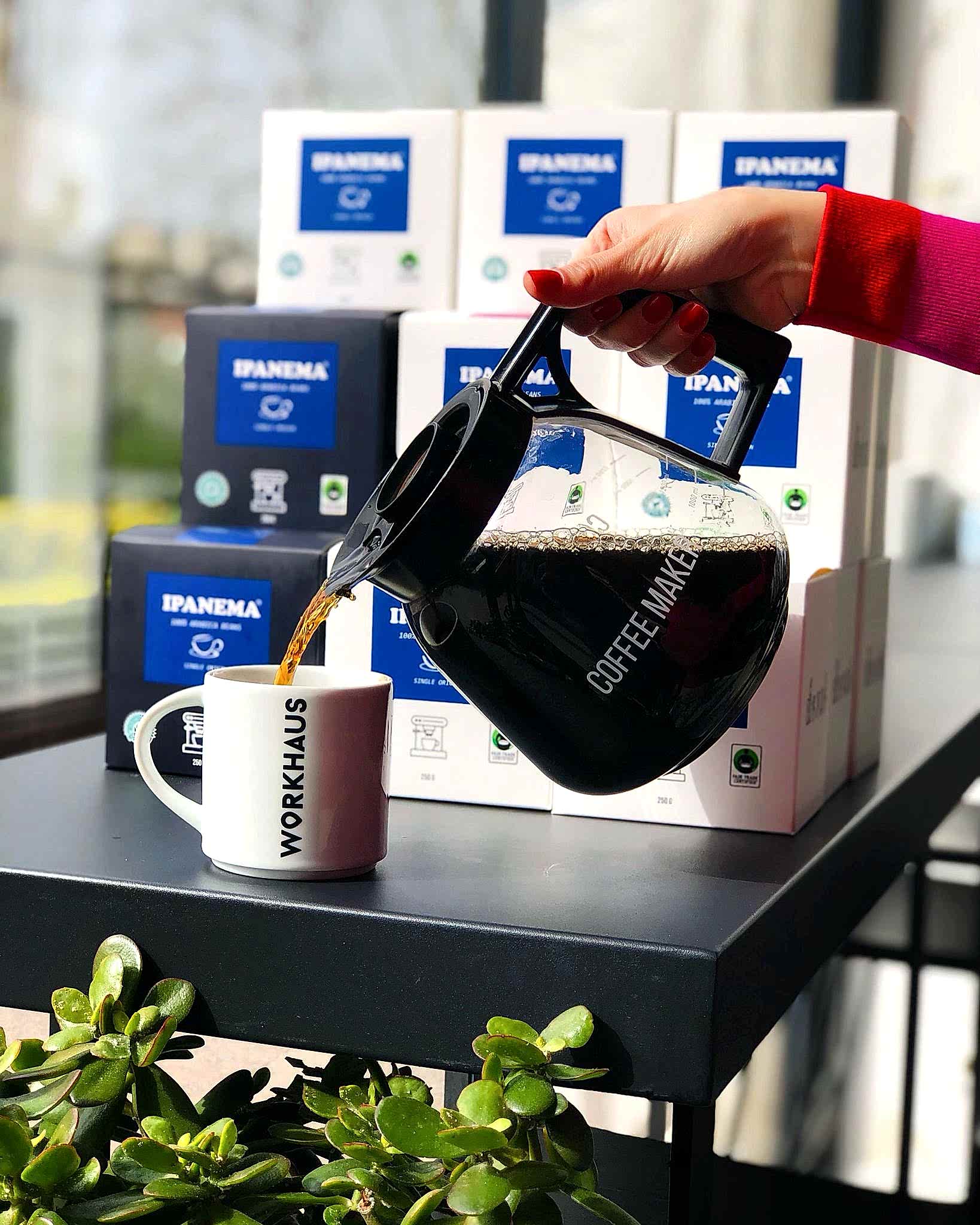 İpanema Single Origin kahveler Workhaus'ta 